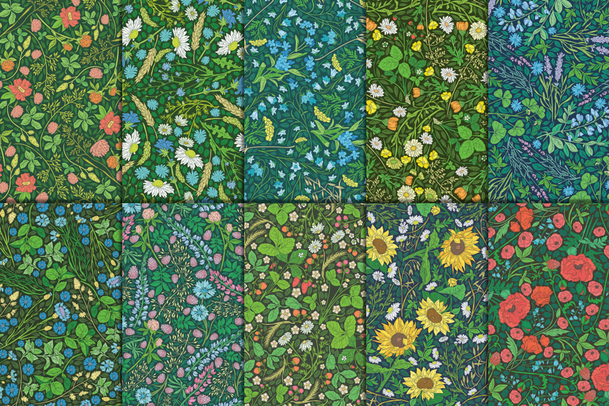 Summer Meadow patterns, a Pattern Graphic by Piñata (Photo 11 of 12)