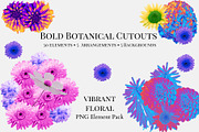 Vibrant Floral PNG Elements Pack, an Object Graphic by CreatingYOU.®, Lori Rice (Thumbnail 1 of 7)