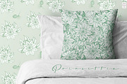 Poinsettia pattern Toile de Jouy, a Pattern Graphic by AnaGuziiArt (Thumbnail 8 of 8)