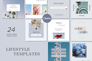 Lifestyle Blog Instagram Templates