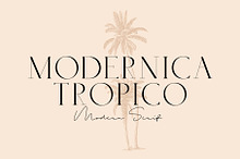 Modernica Tropico - Caps Serif Font