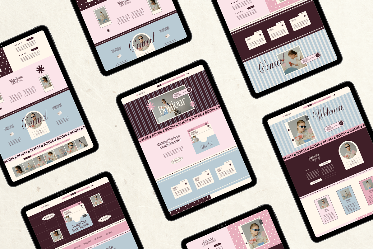 Wix Website Template Small Business, a Wix Template by Branding Babe Co. (Photo 4 of 10)