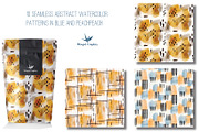 10 Seamless watercolor patterns, a Pattern Graphic by Winged Graphics (Thumbnail 3 of 4)