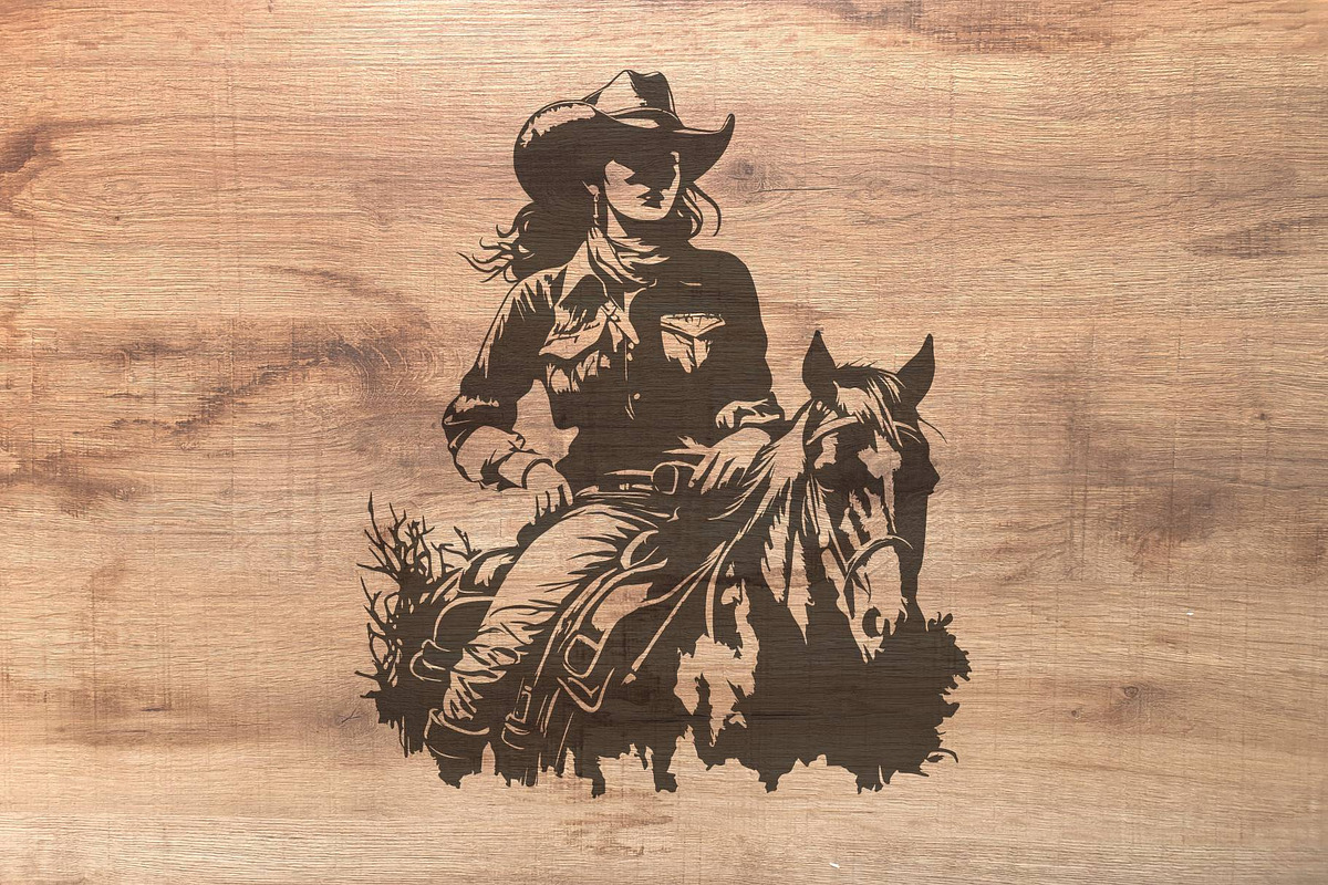 7 design western cowgirl, a Person Illustration by TaKong Magics (Photo 4 of 8)