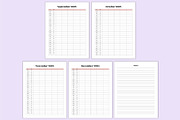2025 Family Home Planner For Canva, a Stationery Template by Shumaya (Thumbnail 4 of 5)