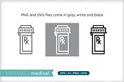 Minimal medical icons, an Outline Icon by Picture Window (Thumbnail 2 of 5)