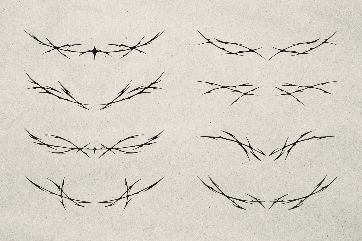 Modern Tribal Vector Shape - 50 Item, an Object Graphic by Hainz Studio (Photo 8 of 12)