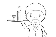 80x Professions for Coloring, an Education Illustration by asantosg (Thumbnail 17 of 17)