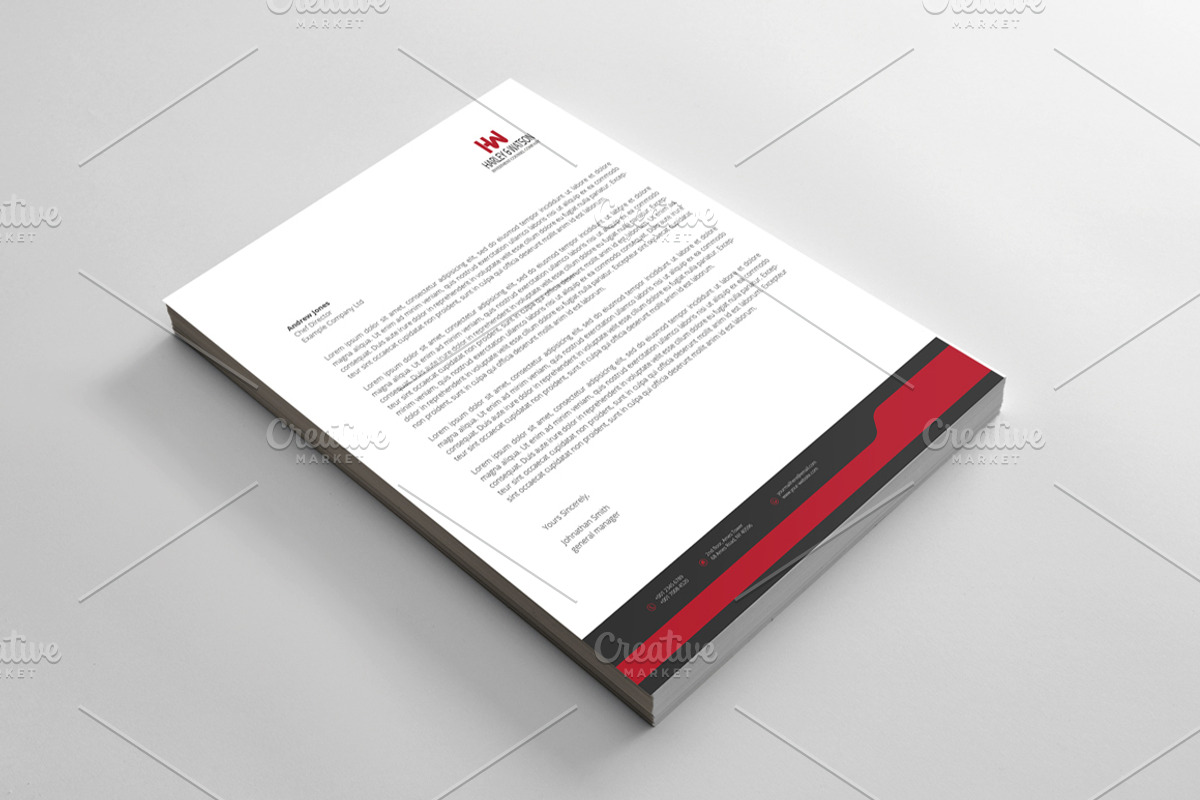 Corporate Letterhead, a Stationery Template by BettyDesign (Photo 4 of 7)