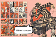 Carnival of Shadows: A Spooky 1950s, a Person Illustration by NiiiNArt (Thumbnail 3 of 6)