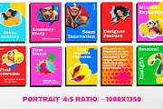 POP-ART Instagram Social Media Kit, a Social Media Template by Artisan Vibes (Thumbnail 7 of 7)