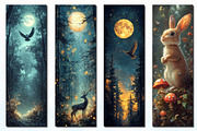 Woodland Animals Printable Bookmarks, an Illustration by Rose Art (Thumbnail 2 of 2)