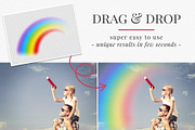 HAPPY RAINBOW PHOTO OVERLAYS, a Layer Style Add-On by BrownLeopard (Thumbnail 4 of 6)