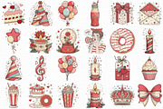 Hand Drawn Birthday Png, an Illustration by Libby Wishes (Thumbnail 2 of 7)