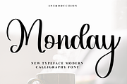 Monday, a Handwritten Font by FreshTypeINK (Thumbnail 1 of 9)