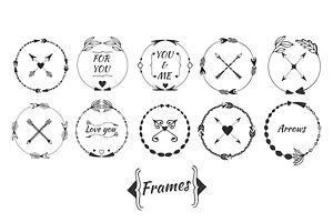 Unique arrows vector pack