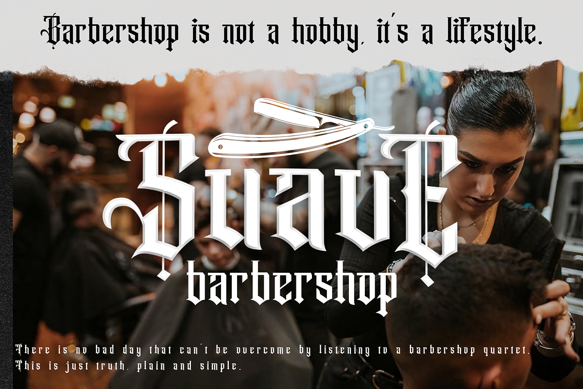 Cromartyc modern blackletter, a Blackletter Font by dansdesign (Photo 2 of 9)