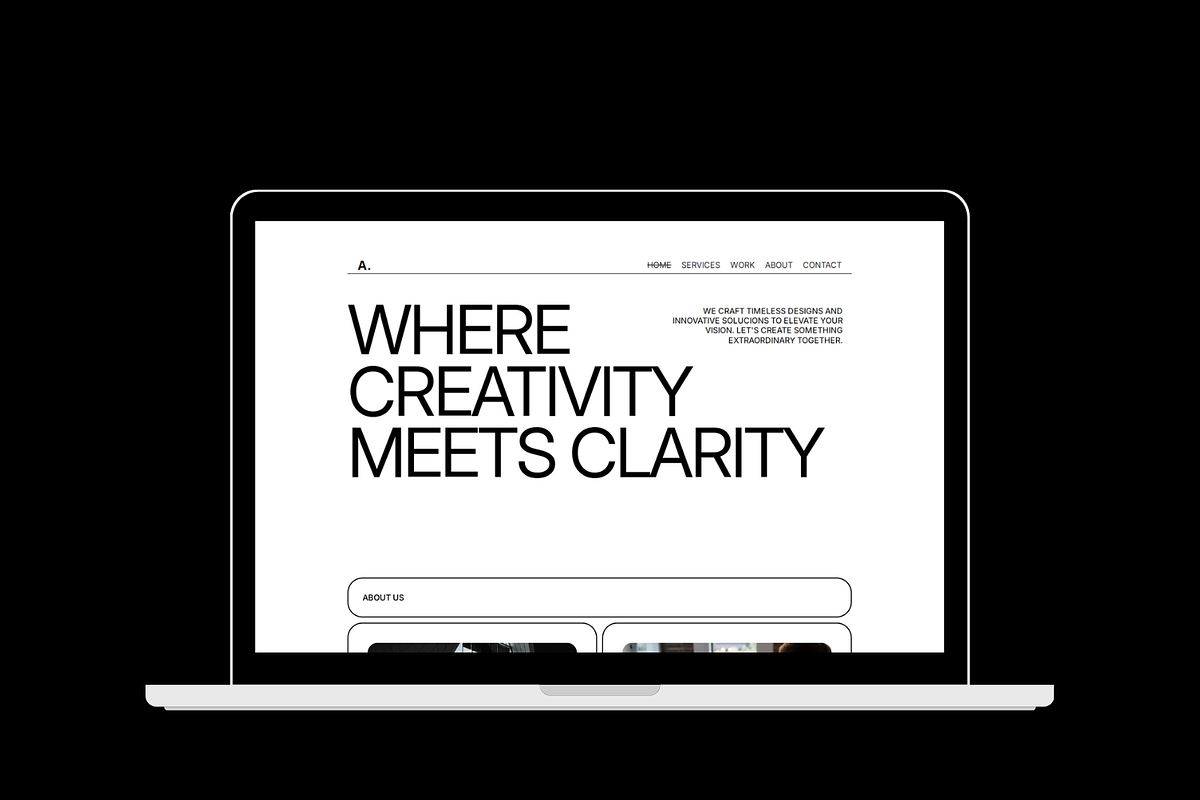 Aether - Framer Template, a Landing Page Template by BiancaXavier (Photo 1 of 5)