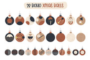 Boho Xmas Set, a Decorative Illustration by Lunarts Studio (Thumbnail 2 of 7)