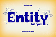 Entity for You, a Serif Font by N Nakorn Creative (Thumbnail 1 of 9)