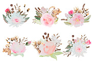 watercolor flowers set 2, a Graphic by GraphicRain (Thumbnail 2 of 5)