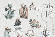 WINTER MOOD Seasonal collection, a Seasonal Illustration by Anastezia Luneva (Thumbnail 4 of 16)