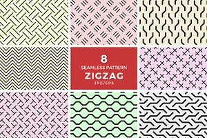 Seamless zigzag pattern vector