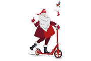 Christmas set with Santa., a Decorative Illustration by Laifalight (Thumbnail 8 of 12)