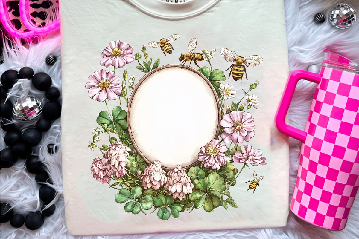 Summer Empty Sign & Wildflowers, an Illustration by CreationArt (Photo 7 of 9)