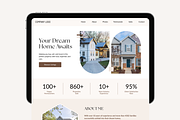 Real Estate Website Canva Templates, a Landing Page Template by Snapybiz (Thumbnail 4 of 11)