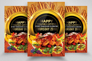 Thanksgiving 10 Flyers Bundle