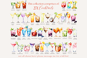 400 Cocktail Clipart, Wine, Beer, a Decorative Illustration by ClipArtCharm (Thumbnail 3 of 6)
