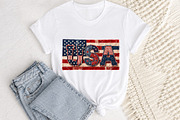 Patchwork USA Flag Png, a Seasonal Illustration by Canvas Craft (Thumbnail 2 of 6)