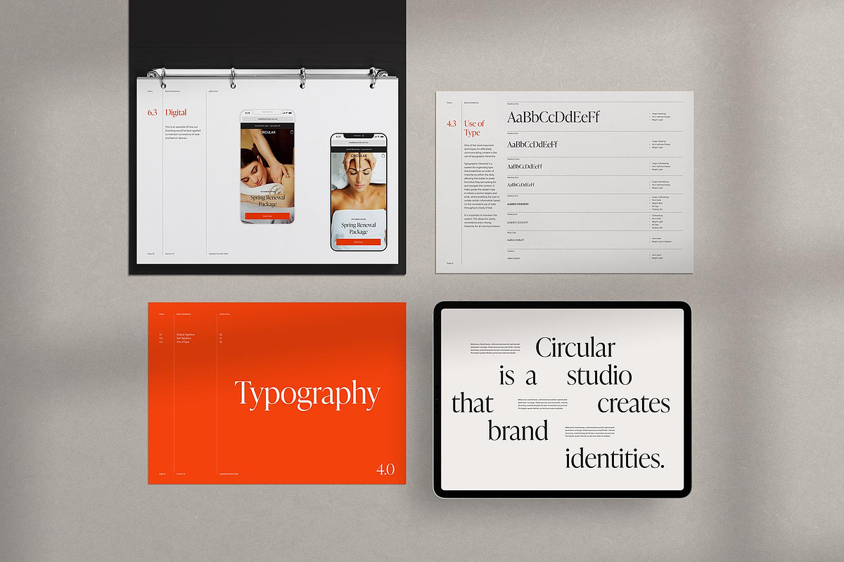 SIERRA / Brand Style Guide, a Presentation Template by Circular (Photo 11 of 14)