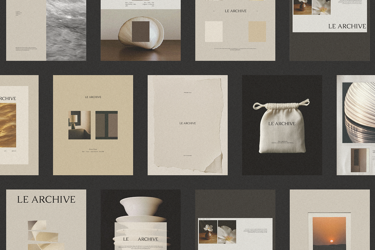 LE ARCHIVE | Social Media Collection, a Social Media Template by Duet Atelier (Photo 4 of 7)