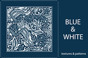 Blue and White Textures and Patterns, a Texture Graphic by Svetlana Kononova (Thumbnail 2 of 7)