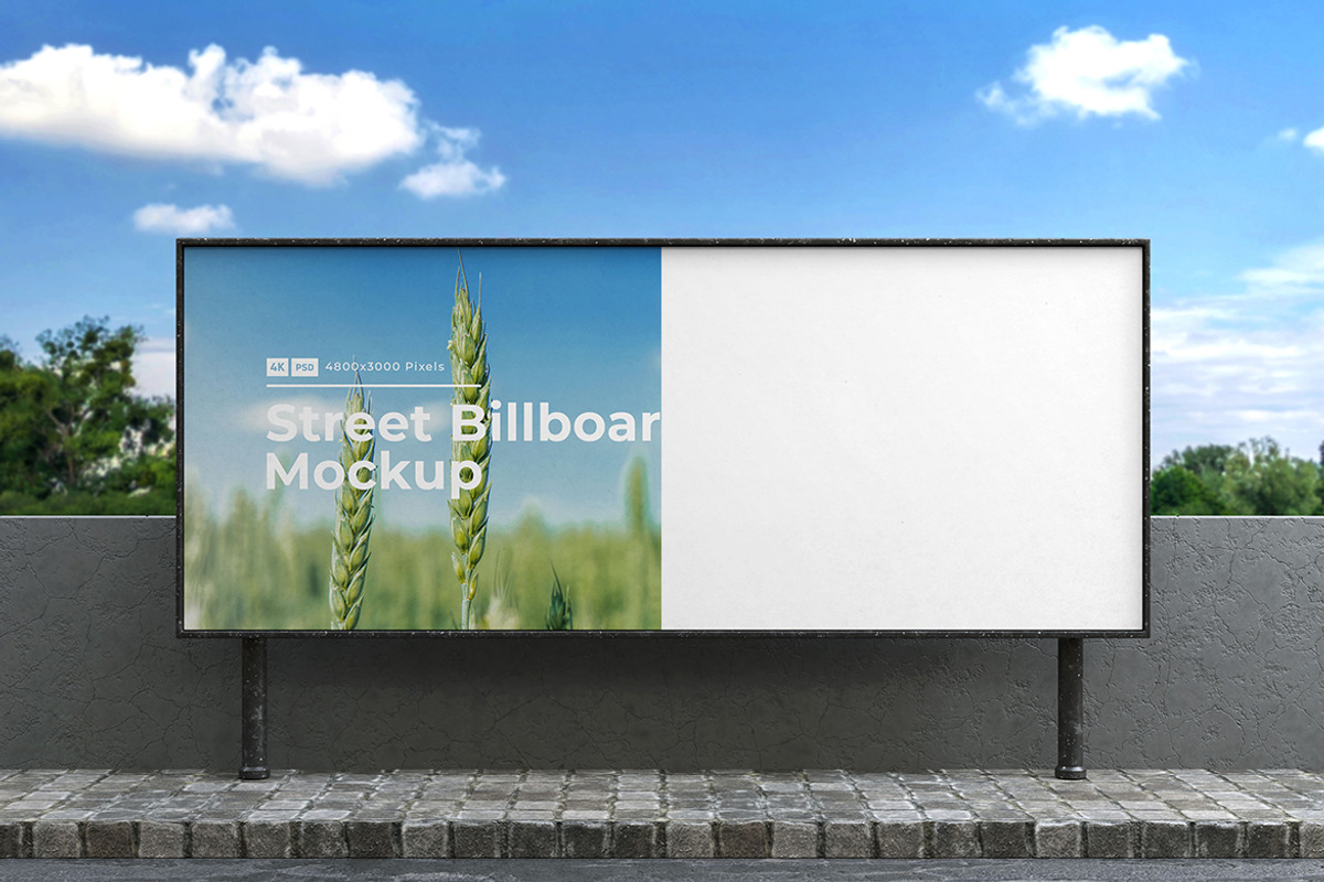 Street Billboard Mockups, an Advertising Mockup by Artlogs (Photo 4 of 4)