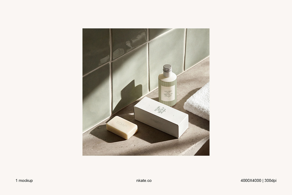 Bathroom Packaging Mockup, a Packaging Mockup by nkate (Photo 2 of 6)