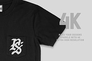 AS Colour 5027 Classic Pocket Tee, a Shirt Mockup by Pixel Sauce™ (Thumbnail 3 of 7)