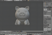 Cartoon Pig 3D Model, an Animal 3D Model by Ink Gallery (Thumbnail 2 of 3)