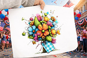 Whimsical Spring Gingham Clipart, an Illustration by GatewayDesign (Thumbnail 4 of 5)