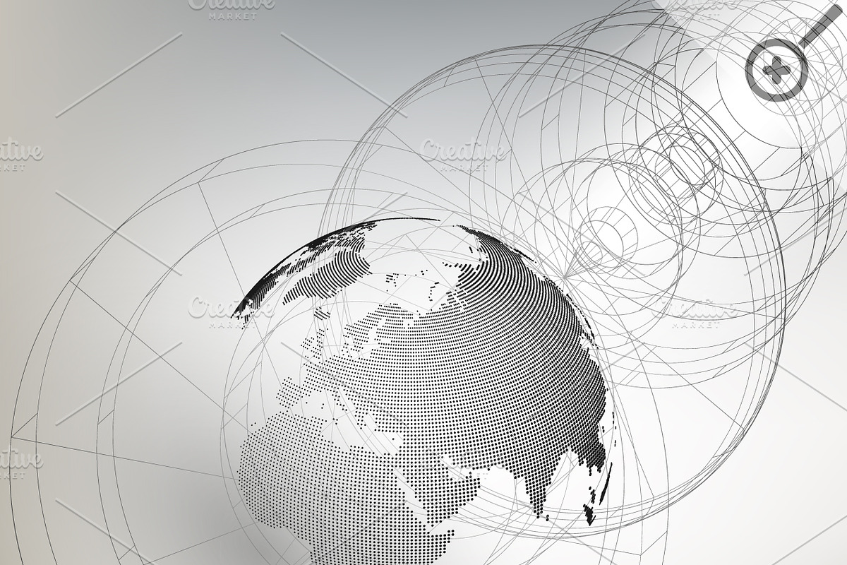 Bundle of 15Abstract 3D world globes, a Technology Illustration by VectorShop (Photo 7 of 15)