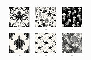 Underwater Seamless Patterns Bundle, a Pattern Graphic by Curly_Pat (Thumbnail 12 of 15)