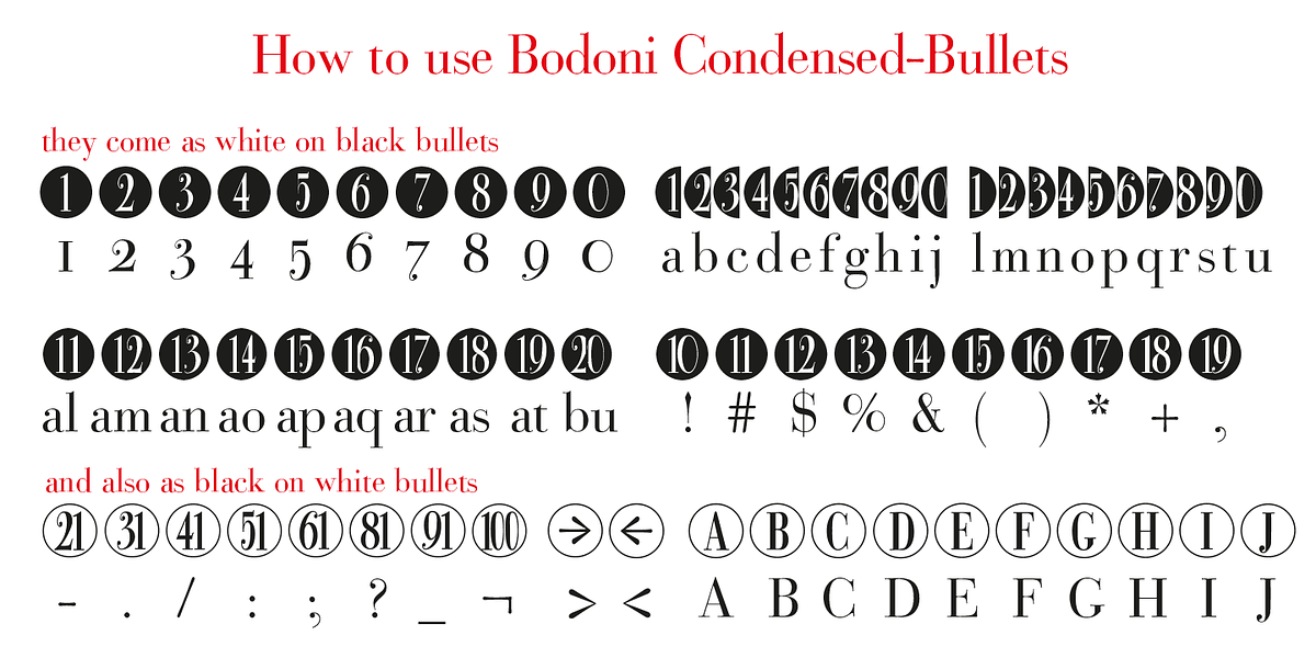 Bullets, a Symbol Font by Wiescher-Design (Photo 6 of 14)