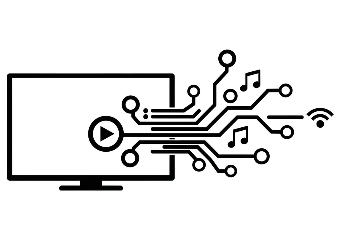 Smart TV Multimedia Hub Icons, a Graphic by hafijul (Photo 14 of 15)