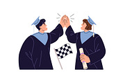 Students learning set. Education, an Education Illustration by PaperTrident (Thumbnail 12 of 17)