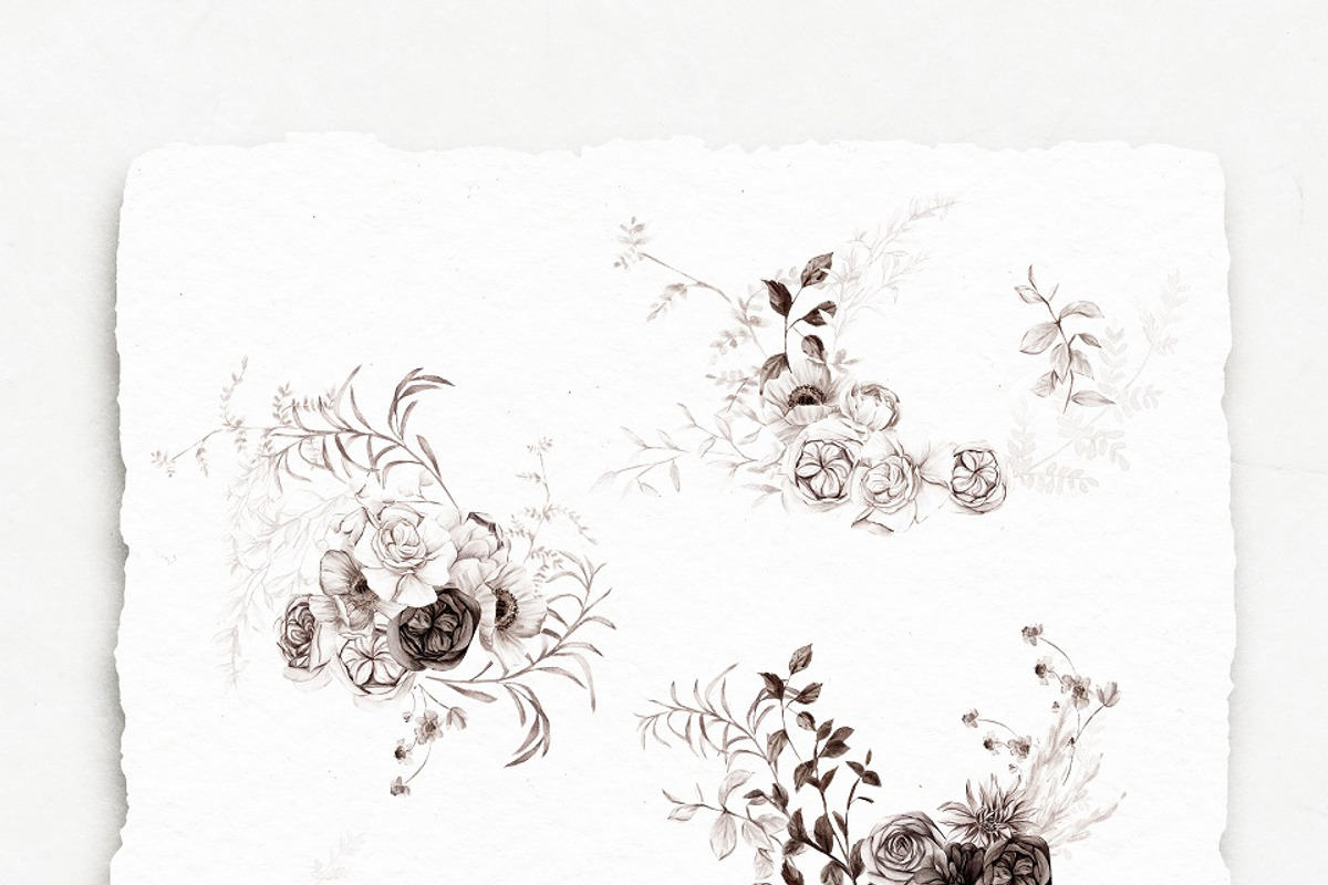 Neutral Boho Flowers, an Illustration by BlumenSoul (Photo 3 of 13)