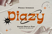 Diazy - Modern Vintage Font, a Serif Font by Salamahtype (Thumbnail 1 of 7)