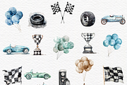 Racecar clipart, Vintage Racing, a Transportation Illustration by Invite to Clipart (Thumbnail 2 of 4)