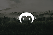 Modern Minimalist Monkey Logo, a Branding & Logo Template by Luxury Logos (Thumbnail 2 of 4)